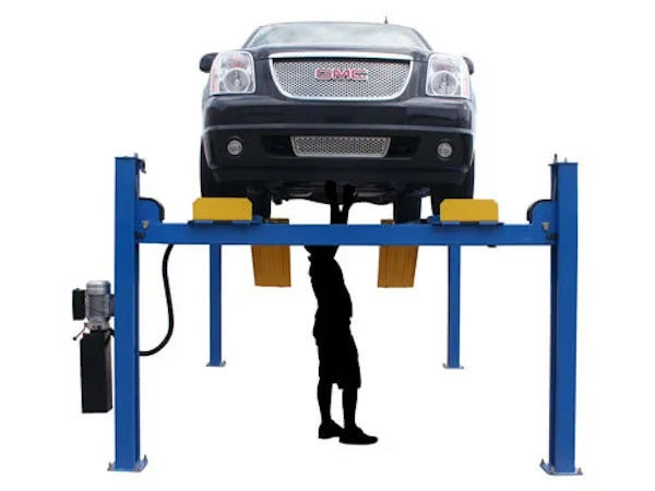 Atlas 414A Four Post Alignment Lift + RJ8 Rolling Jacks Combo