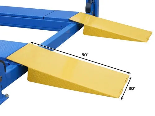 Atlas 414A Four Post Alignment Lift + RJ8 Rolling Jacks Combo