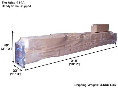 Atlas 412A Four Post Alignment Lift + RJ6BK Rolling Jacks Combo