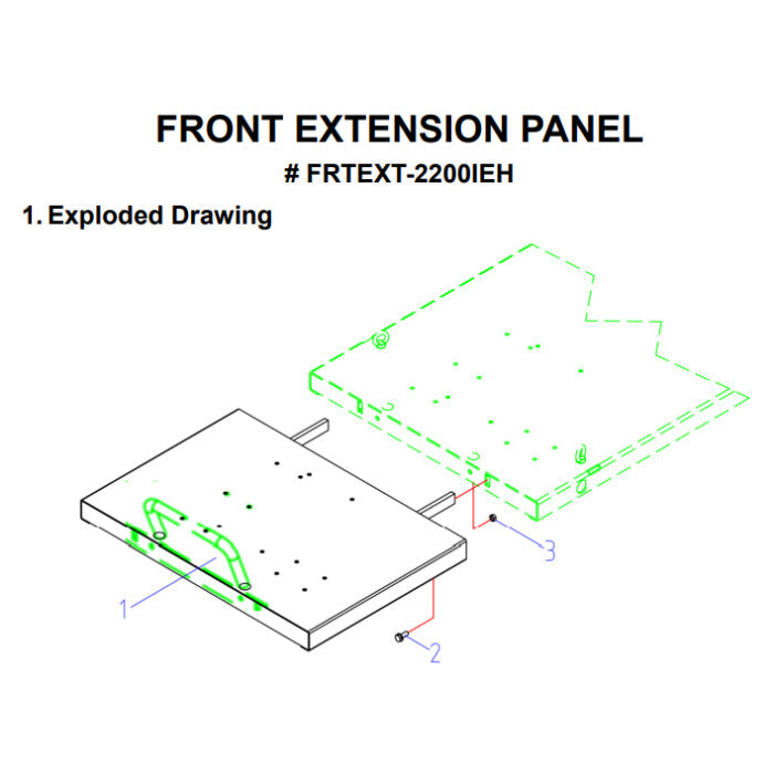 iDEAL 2200IEH Series Front Extension Panel