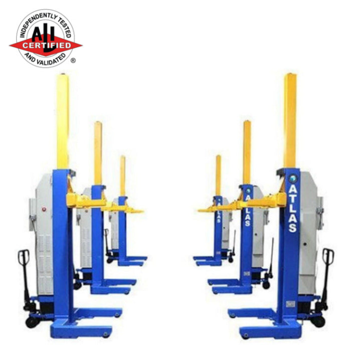 Atlas ML-6045BC Wired Mobile Column Lifts Set of 6