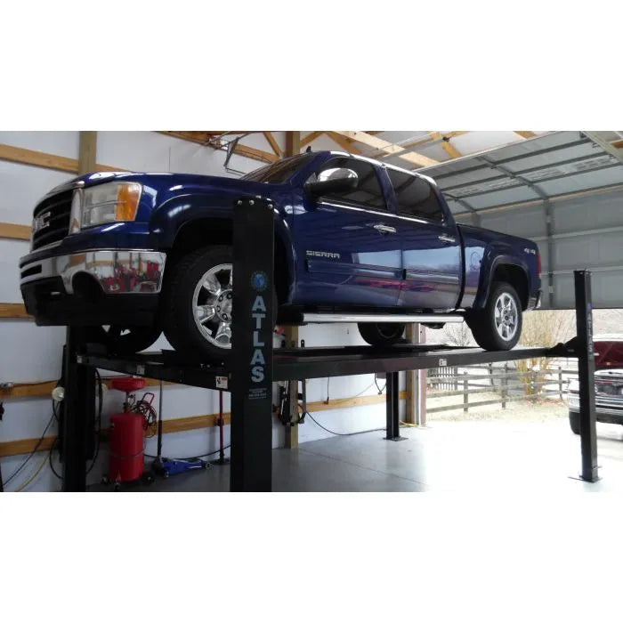 Atlas Garage Pro 9000 Four Post Lift + RJ6BK Rolling Jacks Combo