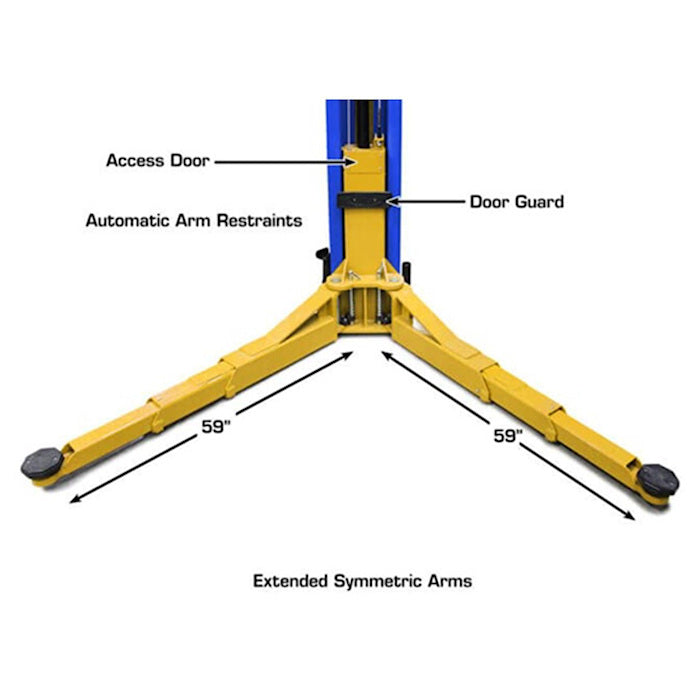 Atlas PV12PX-3 Extra Wide Extra Tall Two Post Lift