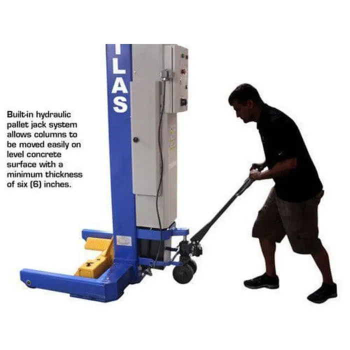 Atlas ML-6051BC Wired Heavy-Duty Mobile Column Lifts Set of 6
