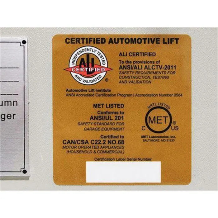 Atlas ML-6045BC Wired Mobile Column Lifts Set of 6