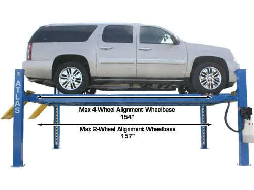 Atlas 412A Four Post Alignment Lift + RJ6BK Rolling Jacks Combo