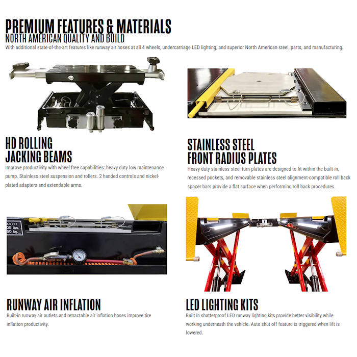 Autel AULS12ALOR1 12K Surface Mount Scissor Alignment Lift