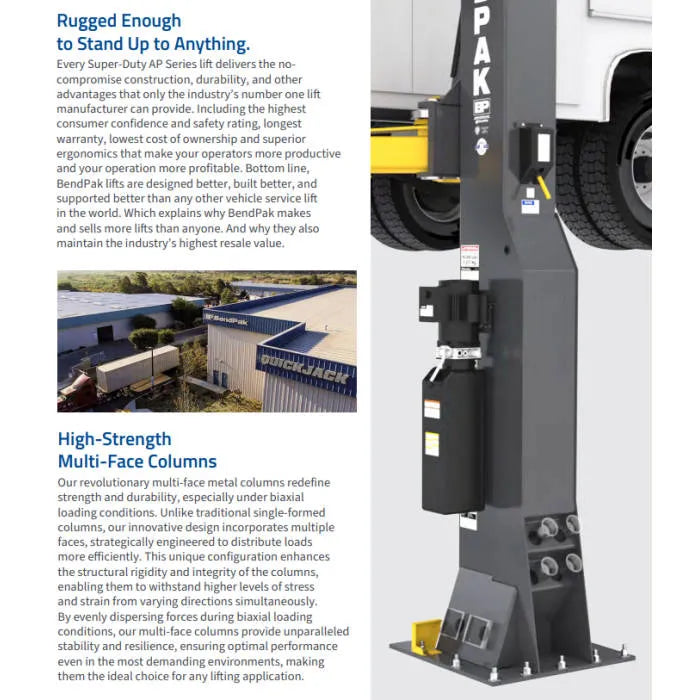 BendPak 16AP Clearfloor High-Rise Two Post Lift