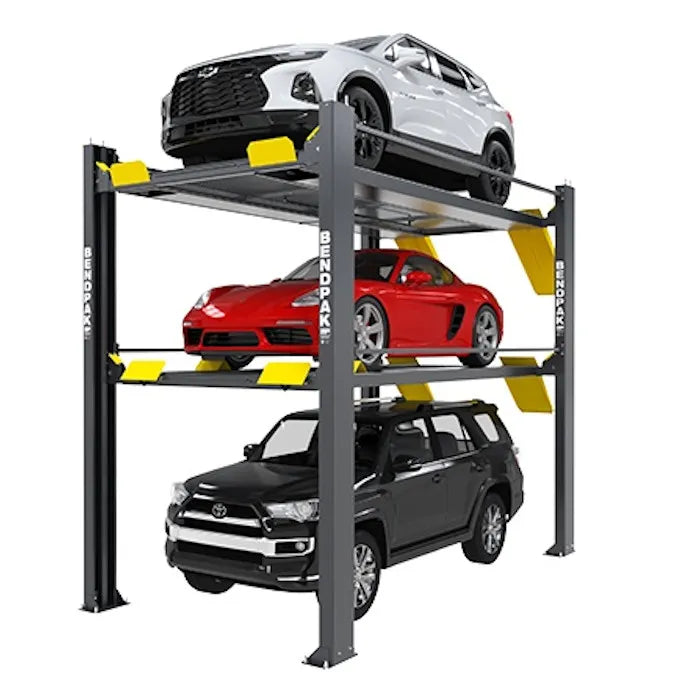 BendPak HD-973PX Tri-Level Parking Lift Extended