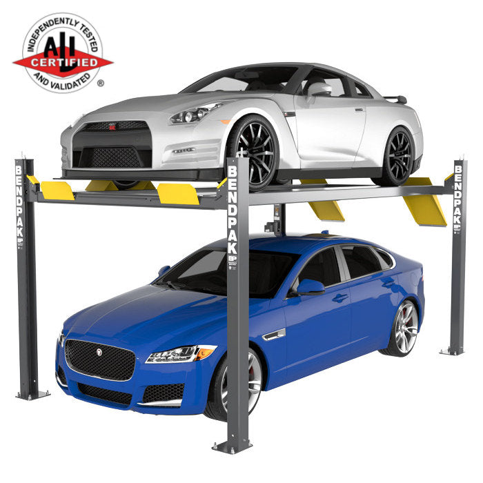 BendPak HD-9EWT Four Post Lift Extra Wide Tall 9,000 lbs. Capacity