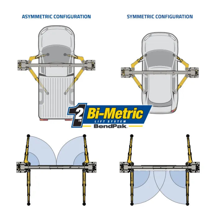 BendPak 10AP-168 Two Post Lift 10,000 lbs. Capacity