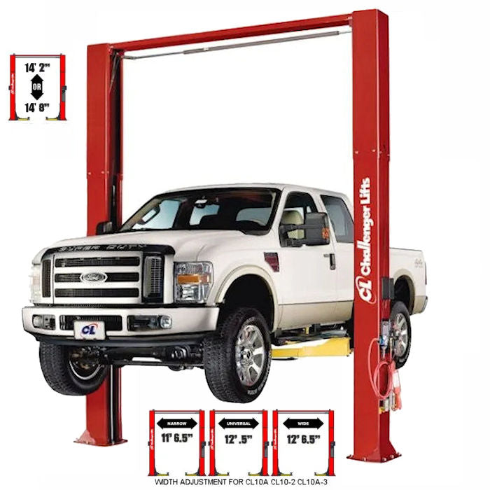 Challenger Lifts CL10AV3-3 Versymmetric Adjustable 176" Two Post Lift