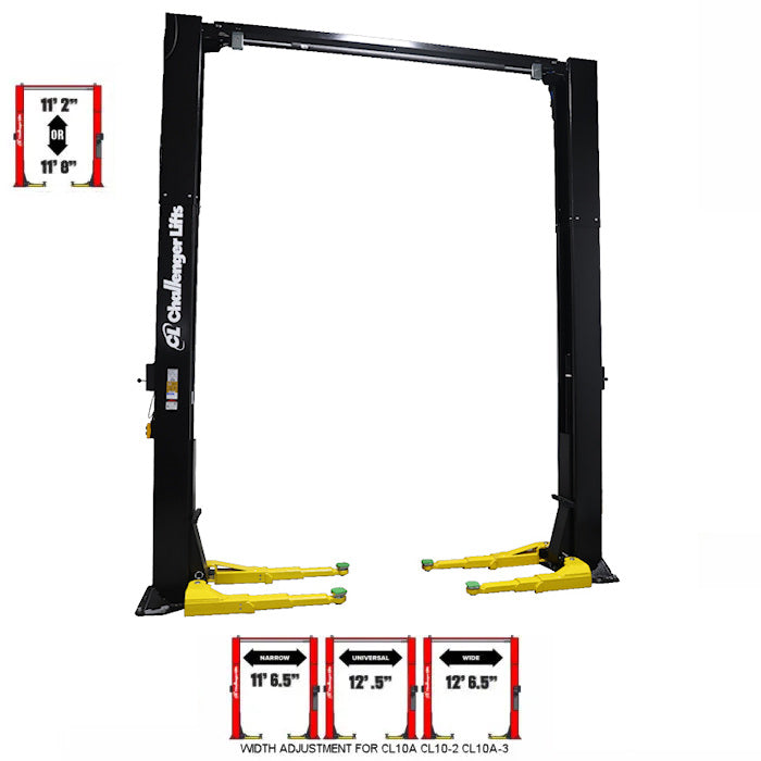 Challenger Lifts CL10AV3-SRA Low-Profile 143" Two Post Lift