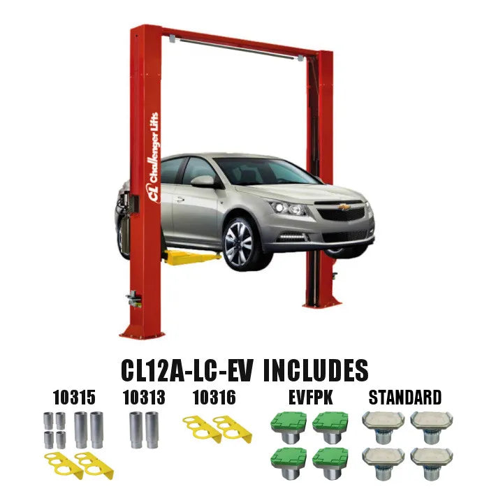 Challenger Lifts CL12A-LC Heavy-Duty 144" Two Post Vehicle Lift