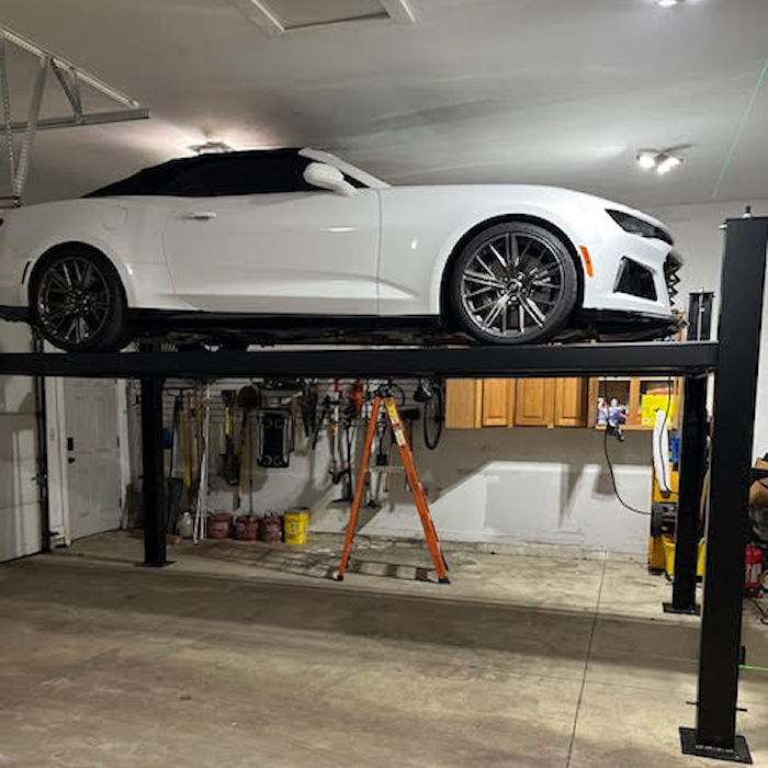 Challenger Lifts CL4P9X Home Storage Four Post Lift Extended Height