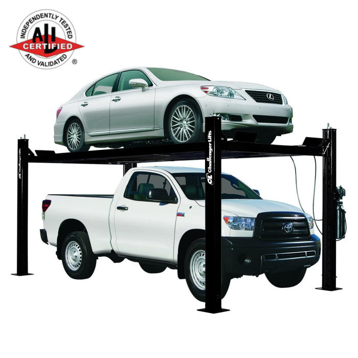 Challenger Lifts CL4P9X Home Storage Four Post Lift Extended Height