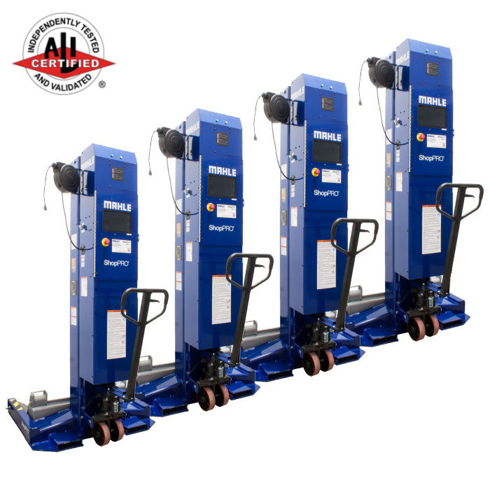 MAHLE ShopPRO CML-7 Wireless Mobile Column Lifts Set of 4