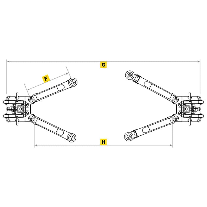 MaxJax M7K Portable Two Post Lift Deluxe Package