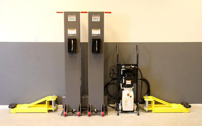 MaxJax M7K Portable Two Post Lift Ultimate Package