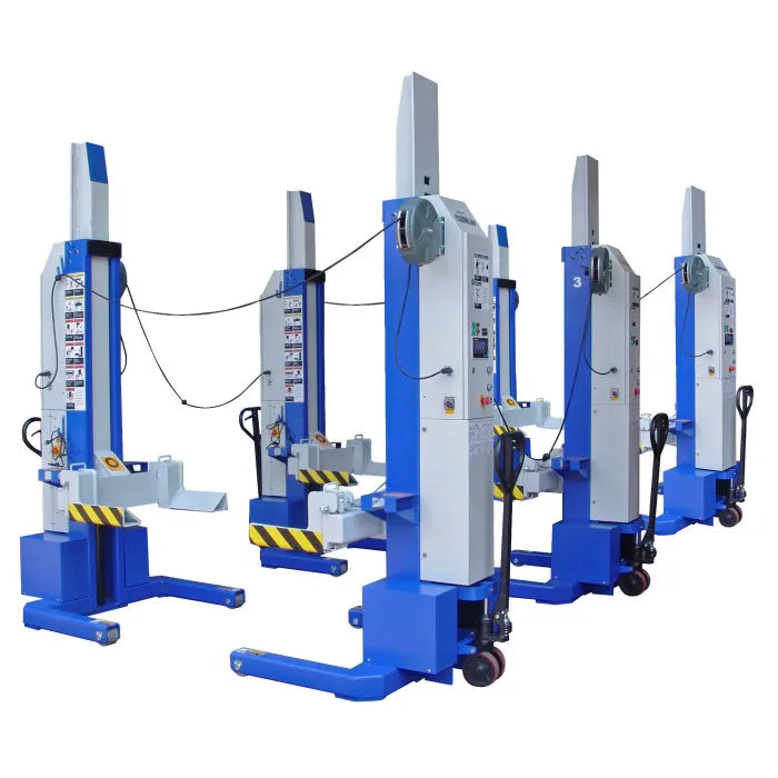iDEAL MSC-13K-B-452 Mobile Column Vehicle Lifts Set of 4