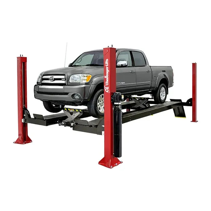 Challenger Lifts 4115EFO Four Post Lift Open Front Flat Deck
