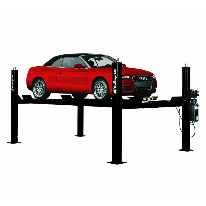Challenger Lifts CL4P9X Home Storage Four Post Lift Extended Height