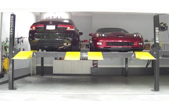 BendPak HD-9SW Four Post Super Wide Lift 9,000 lbs. Capacity