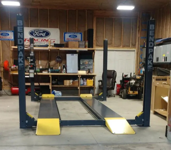 BendPak HD-9XW Four Post Lift Extra Tall 9,000 lbs. Capacity