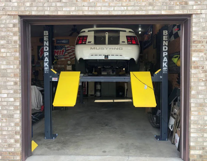 BendPak HD-9EWT Four Post Lift Extra Wide Tall 9,000 lbs. Capacity