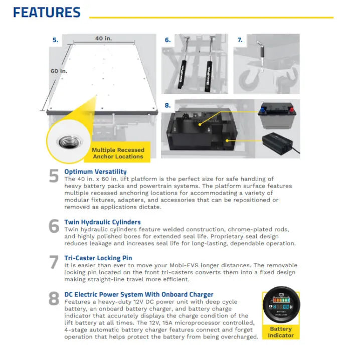 BendPak EVS3000 EV Battery and Powertrain Lift Table