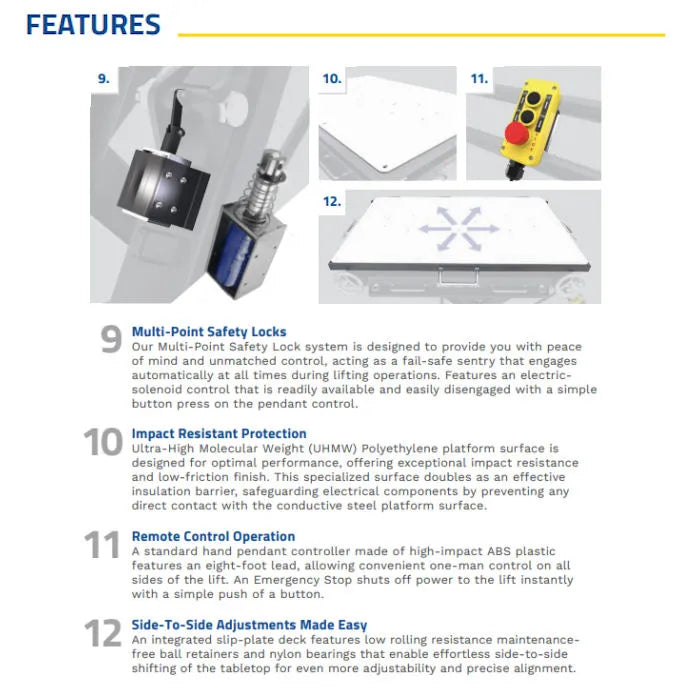 BendPak EVS3000 EV Battery and Powertrain Lift Table