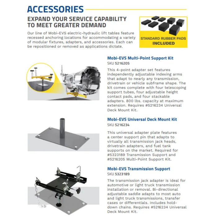 BendPak EVS3000 EV Battery and Powertrain Lift Table