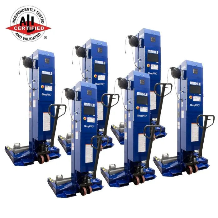 MAHLE ShopPRO CML-7 Wireless Mobile Column Lifts Set of 6