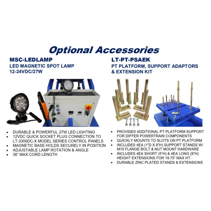 iDEAL LT-PT3300DC-X Powertrain Lift Table
