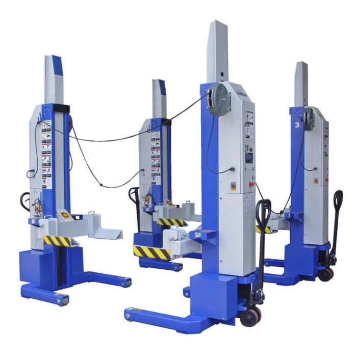 iDEAL MSC-13K-B-452 Mobile Column Vehicle Lifts Set of 4