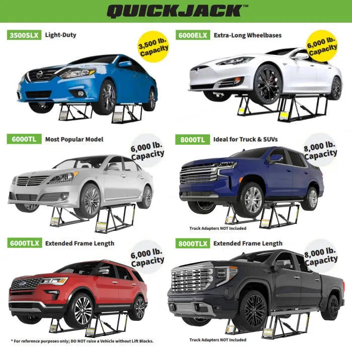 Ranger QuickJack 8000TLX Extended Portable Truck Lift System