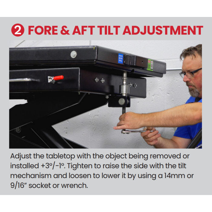 Rotary LT35A Air Hydraulic Lift Table