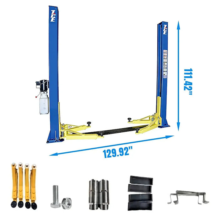TCE TRJR-245LC 10K Floor Plate Two Post Lift