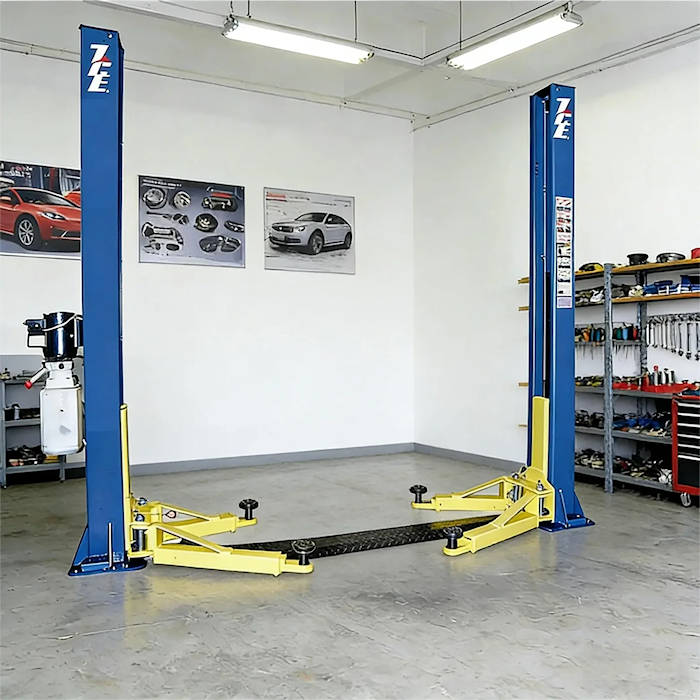 TCE TRJR-245LC 10K Floor Plate Two Post Lift